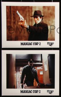 8w067 MANIAC COP 2 8 color English 8x10 stills 1991 completely different images, Robert Davi!