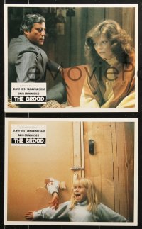 8w045 BROOD 8 color English FOH LCs 1980 Oliver Reed, Samantha Eggar, directed by David Cronenberg!