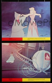 8w048 CINDERELLA 8 color English FOH LCs R1976 Walt Disney classic romantic musical fantasy cartoon!