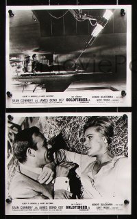 8w638 GOLDFINGER 8 English FOH LCs R1960s great images of Sean Connery as James Bond 007!