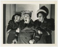 8z115 TIME OUT FOR RHYTHM 8x10 still 1941 Three Stooges, close up of Moe, Larry & Curly, rare!