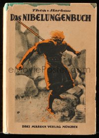 8z135 DAS NIBELUNGENBUCH German hardcover book 1924 Thea von Harbou, with Fritz Lang movie photos!