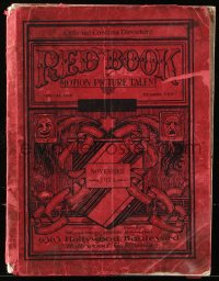 8z125 RED BOOK OF MOTION PICTURE TALENT vol 1 no 2 softcover book November 1924 Clara Bow & more!
