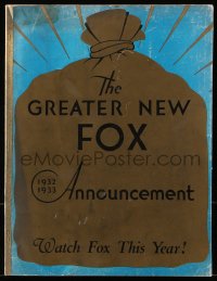8z028 FOX 1932-33 campaign book 1932 Chandu the Magician, Cavalcade, great art & ultra rare!