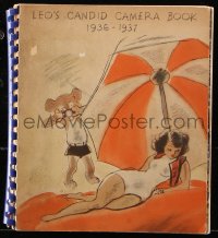 8z032 MGM 1936-37 deluxe campaign book 1936 best color and b&w art of their top stars & film ads!