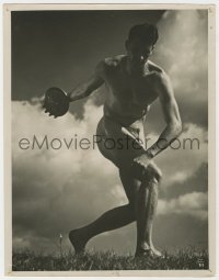 8z145 OLYMPIAD German LC #31 1938 Leni Riefenstahl Olympic documentary, male discus athlete, rare!
