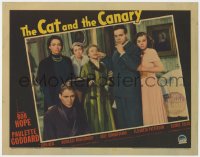 8z189 CAT & THE CANARY LC 1939 Paulette Goddard, Bob Hope, Gale Sondergaard & other top cast!