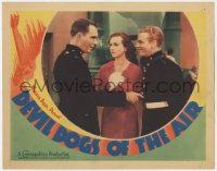 8z195 DEVIL DOGS OF THE AIR LC 1935 Margaret Lindsay between Pat O'Brien & smiling James Cagney!