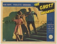 8z207 GHOST BREAKERS LC 1940 Bob Hope & Paulette Goddard attacked by zombie Noble Johnson, rare!
