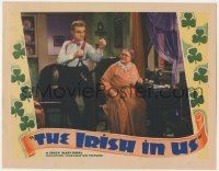 8z213 IRISH IN US LC 1935 tough James Cagney shows boxing stance to his mother Mary Gordon, rare!