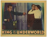 8z216 KING OF THE UNDERWORLD LC 1939 Dr. Kay Francis & James Stephenson hide from Humphrey Bogart!