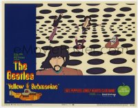 8z247 YELLOW SUBMARINE LC #7 1968 great psychedelic cartoon art of The Beatles & the Blue Meanie!