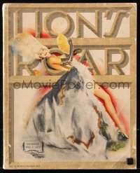 8z059 LION'S ROAR exhibitor magazine April 1943 Vargas fold-out, Hirschfeld art, Cabin in the Sky!