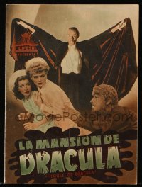 8z139 HOUSE OF DRACULA Spanish pressbook 1948 Lon Chaney Jr. & Carradine as monsters, ultra rare!