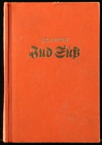 8z136 JUD SUSS German hardcover book 1941 Hans Homberg's novel with scenes from the movie!