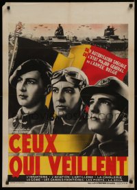 9a110 THEY WHO WATCH OVER US pre-war Belgian 1940 Belgium's defense against Germany, ultra rare!