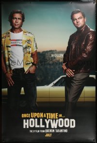9a017 ONCE UPON A TIME IN HOLLYWOOD 48x72 wilding poster 2019 Quentin Tarantino, DiCaprio & Pitt!
