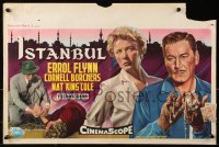 9b274 ISTANBUL Belgian 1957 Errol Flynn & Cornell Borchers in Turkey's city of a thousand secrets!