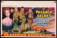 9b293 MISSION OF DANGER Belgian 1959 art of Buddy Ebsen, Keith Larsen, Don Burnett, Taina Elg!