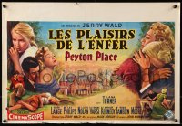9b301 PEYTON PLACE Belgian 1958 Lana Turner, from the novel by Grace Metalious, different art!