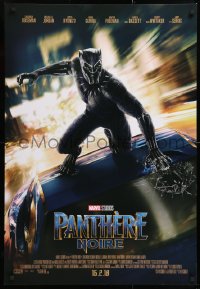 9b006 BLACK PANTHER advance DS Canadian 1sh 2018 Chadwick Boseman in the title role as T'Challa!
