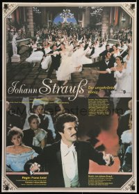 9b079 JOHANN STRAUSS THE KING WITHOUT A CROWN East German 23x32 1963 Disney, Johann Strauss!