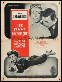 9b685 QUEEN BEE French 24x32 1956 different images of Joan Crawford close up & full-length!