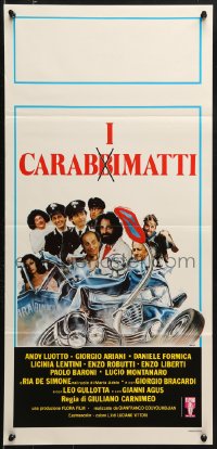 9b848 I CARABBIMATTI Italian locandina 1981 Enzio Sciotti art of Andy Luotto, Ariani & cast!