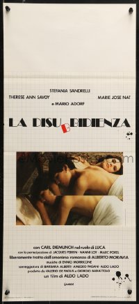 9b861 LA DISUBBIDIENZA Italian locandina 1981 Aldo Lado's Disobedient, Stefania Sandrelli, coming of age!