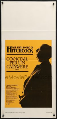 9b893 ROPE Italian locandina R1983 James Stewart, profile image of director Alfred Hitchcock!