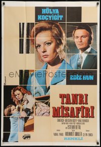 9b005 TANRI MISAFIRI Turkish 1972 Mehmet Dinler, completely different images of cast!