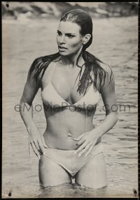 9c195 RAQUEL WELCH 29x43 commercial poster 1967 great sexy image of the star in white bikini!