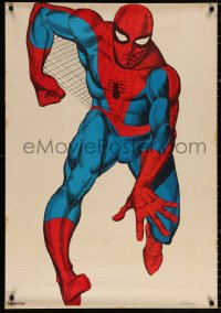 9c198 SPIDER-MAN 28x41 commercial poster 1966 cool artwork of comic book superhero, Spidey!