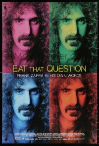 9c579 EAT THAT QUESTION DS 1sh 2016 Frank Zappa in His Own Words, cool images of the star!