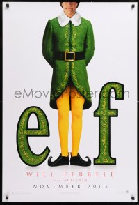 9c582 ELF teaser 1sh 2003 Jon Favreau directed, James Caan & Will Ferrell in Christmas comedy!