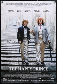 9c633 HAPPY PRINCE 1sh 2018 great image of Rupert Everett as Oscar Wilde walking with Colin Firth!