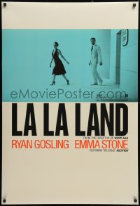 9c693 LA LA LAND teaser DS 1sh 2016 great image of Ryan Gosling & Emma Stone leaving stage door!