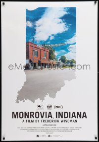 9c760 MONROVIA INDIANA 1sh 2018 cool small town image from Frederick Wiseman political documentary!