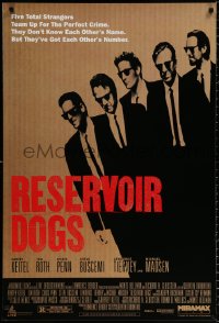 9c816 RESERVOIR DOGS 1sh 1992 Quentin Tarantino classic, Keitel, Buscemi, Madsen & Tim Roth!