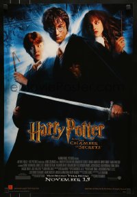 9c009 HARRY POTTER & THE CHAMBER OF SECRETS mini poster 2002 Daniel Radcliffe, Emma Watson, Grint!