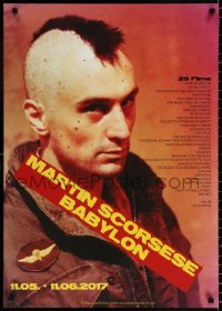 9c146 MARTIN SCORSESE BABYLON 23x33 German film festival poster 2017 De Niro in Taxi Driver!