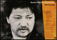 9c149 RAINER WERNER FASSBINDER WERKSCHAU 23x33 German film festival poster 1992 Retrospective!
