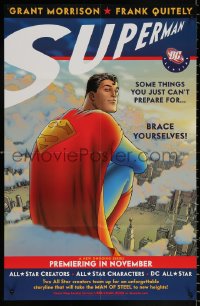 9c307 SUPERMAN 22x34 Canadian special poster 2005 comic superhero, Superman, DC All Stars!