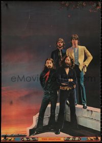 9c308 TADANORI YOKOO 29x41 Japanese special poster 1970s cool very different portrait of The Beatles!