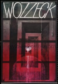 9c463 WOZZECK 26x38 Czech stage poster 1985 completely different artwork by Cestmir Pechr!