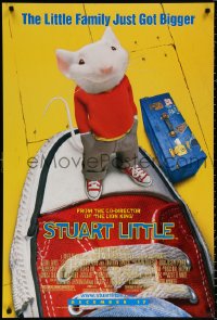 9c929 STUART LITTLE advance DS 1sh 1999 Nathan Lane, Steve Zahn, voiced by Michael J. Fox!