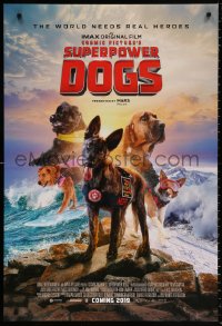 9c933 SUPERPOWER DOGS advance DS 1sh 2019 Chris Evans narrates, the world needs real canine heroes!
