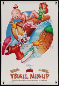9c966 TRAIL MIX-UP DS 1sh 1993 John Hom art Roger Rabbit, Baby Herman, Jessica Rabbit!