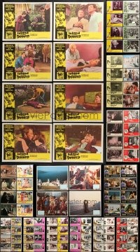 9d207 LOT OF 140 LOBBY CARDS 1950s-1960s complete sets from a variety of different movies!