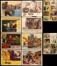 9d289 LOT OF 39 1950S WESTERN LOBBY CARDS 1950s great scenes from a variety of cowboy movies!